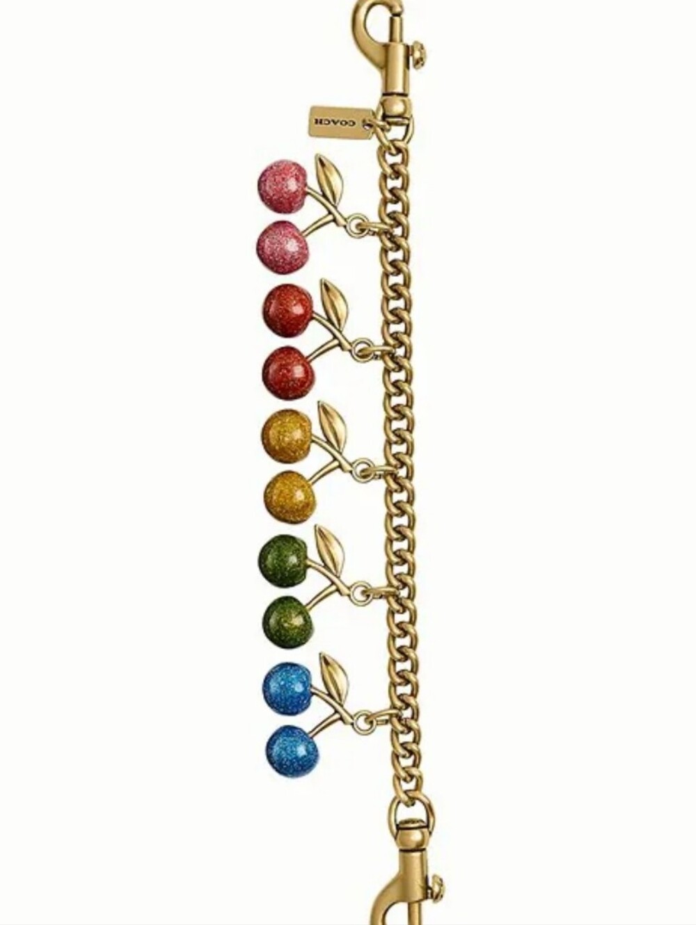 Coach Cherry Rainbow Chain